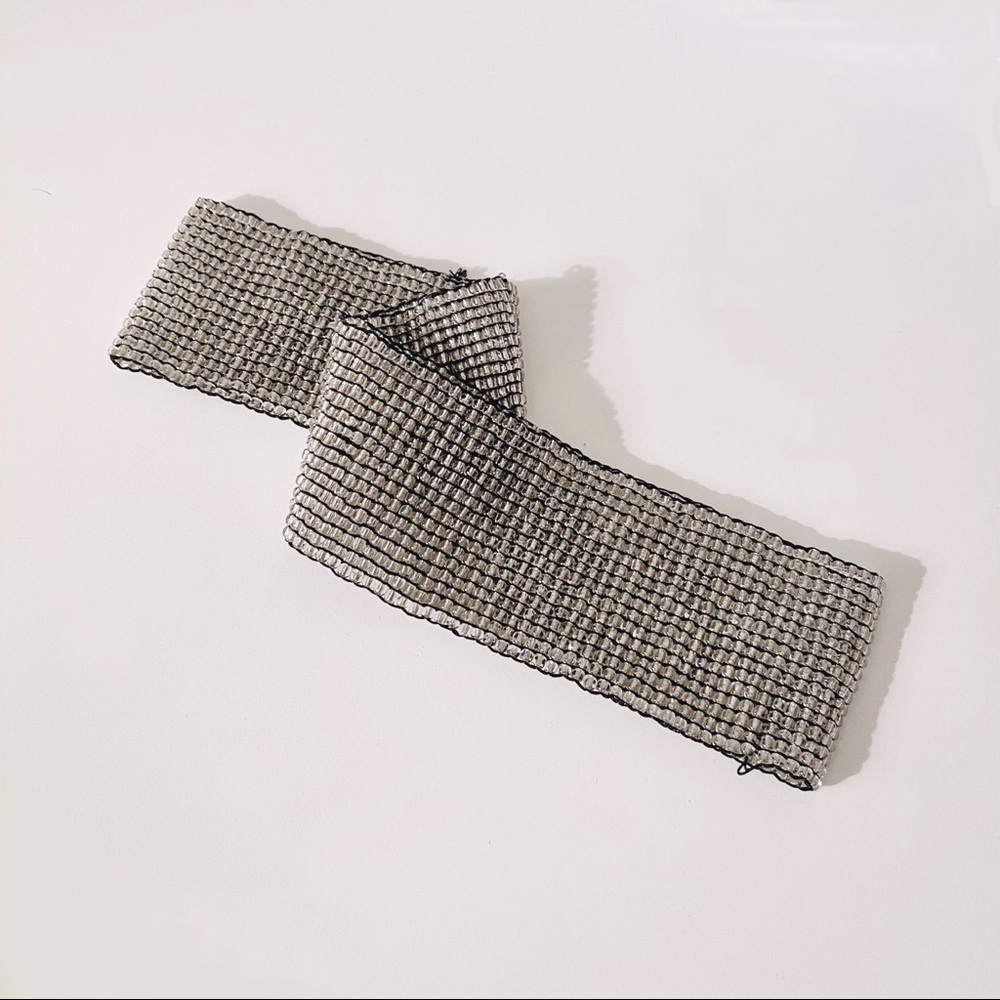 Scoop NYC Beaded Elastic Waist Belt